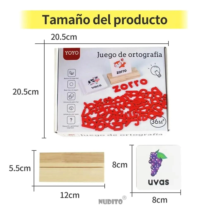 JUEGO EDUCATIVO DE ORTOGRAFIA EN ESPAÑOL PARA NIÑOS - 3