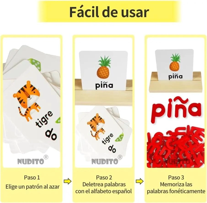 JUEGO EDUCATIVO DE ORTOGRAFIA EN ESPAÑOL PARA NIÑOS - 4