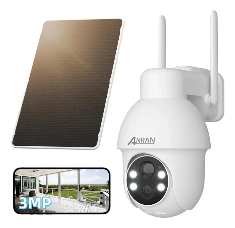 CAMARA DE SEGURIDAD EXTERIOR 3MP WIFI 2.4G - 1
