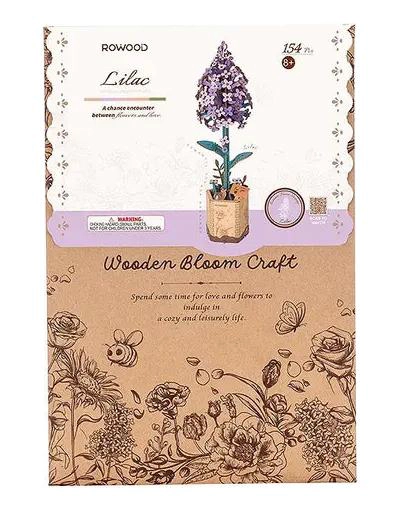 FLOR DE MADERA LILAC COLOR LILA - 4