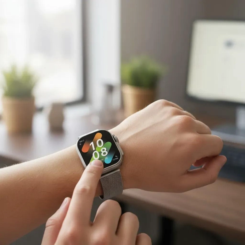 KIT SMARTWATCH D99 PLUS CON AUDIFONOS, PARLANTE Y CORREAS - 2