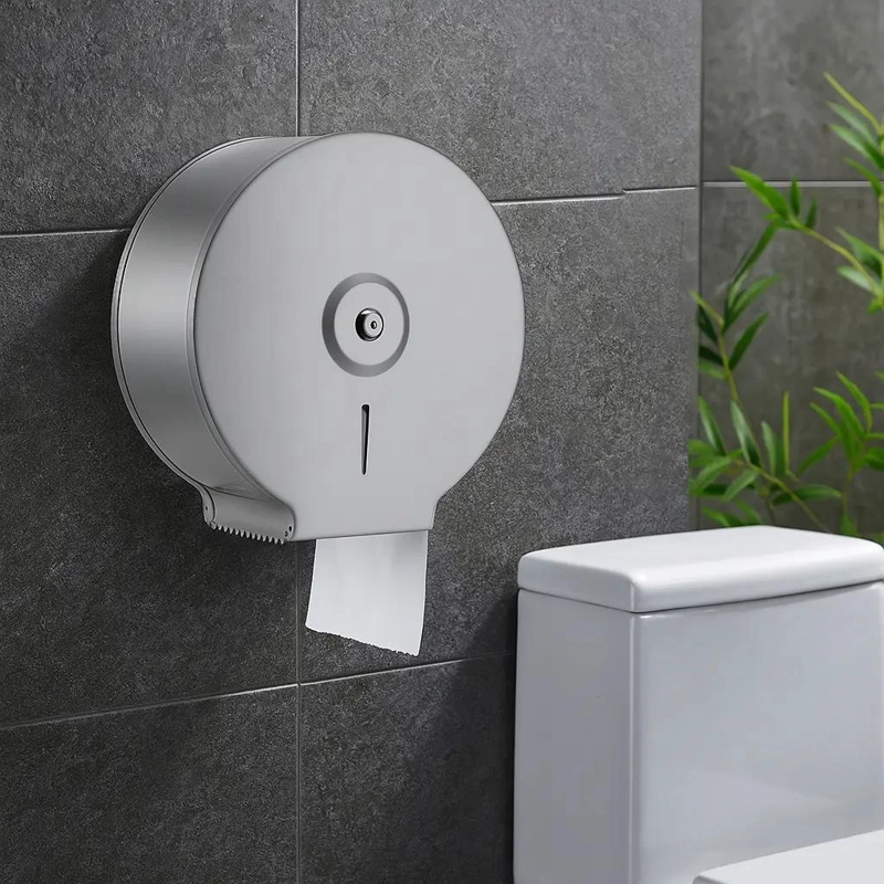 DISPENSADOR INDUSTRIAL DE PAPEL HIGIE NICO ACERO INOX - 1