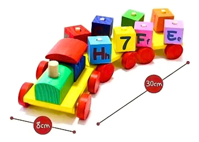 PIEZA DIDACTICA DE MADERA PARA MONTAR Y APRENDER - 5