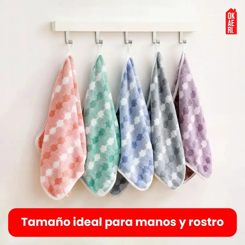 PACK 6 TOALLAS DE MANO MICROFIBRA 35X75 CM - 2
