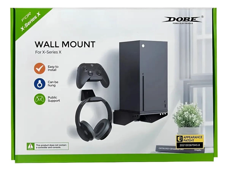 SOPORTE DE PARED PARA XBOX SERIES X, AURICULARES Y MANDO - 5