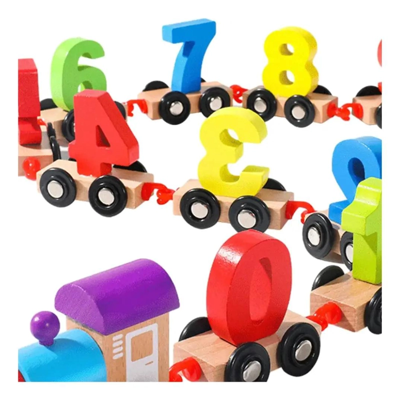 TREN DIDACTICO DE MADERA ME TODO MONTESSORI - 2