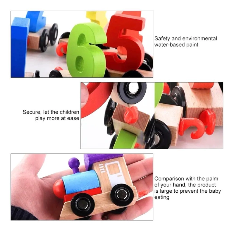TREN DIDACTICO DE MADERA ME TODO MONTESSORI - 4