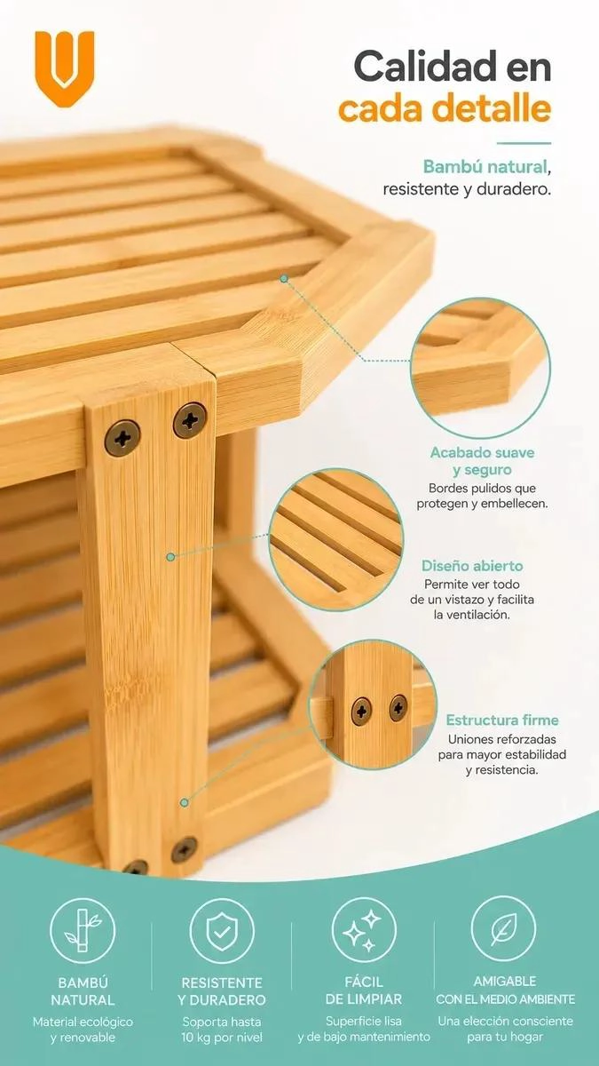 REPISA MODULAR 3 NIVELES PARA BAÑO Y COCINA - 3