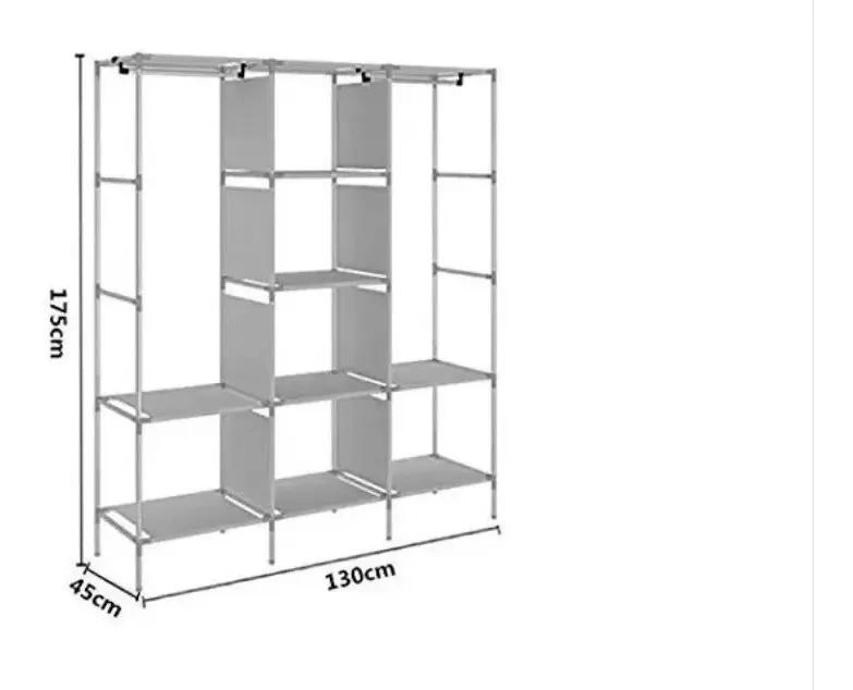 ARMARIO CLOSET ROPERO ARMABLE GRANDE ORGANIZADOR - 3
