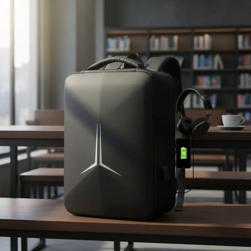 MOCHILA MINIMALISTA PARA NOTEBOOK 21L CON PUERTO USB - 1