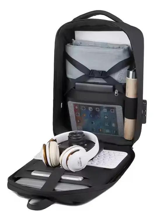 MOCHILA MINIMALISTA PARA NOTEBOOK 21L CON PUERTO USB - 2