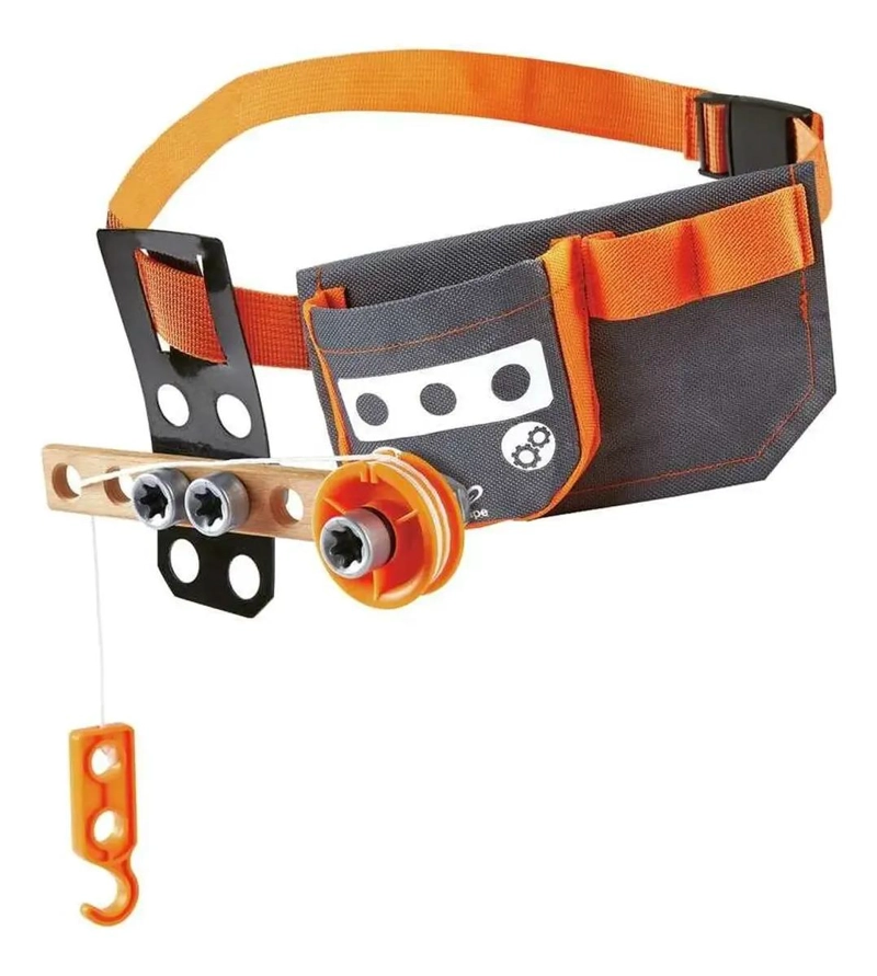 JUEGO DIDACTICO CINTURON PORTA HERRAMIENTAS DE MADERA - 3