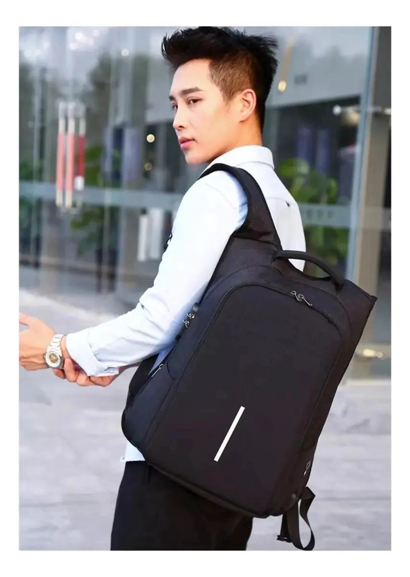 MOCHILA ESCOLAR ANTIRROBO CON COMPARTIMENTO PARA NOTEBOOK - 3