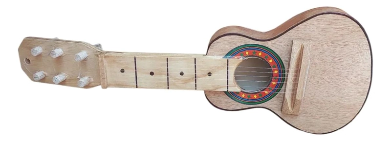GUITARRA DIDACTICA INFANTIL DE MADERA PARA NIÑOS - 1