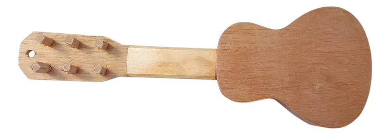 GUITARRA DIDACTICA INFANTIL DE MADERA PARA NIÑOS - 2