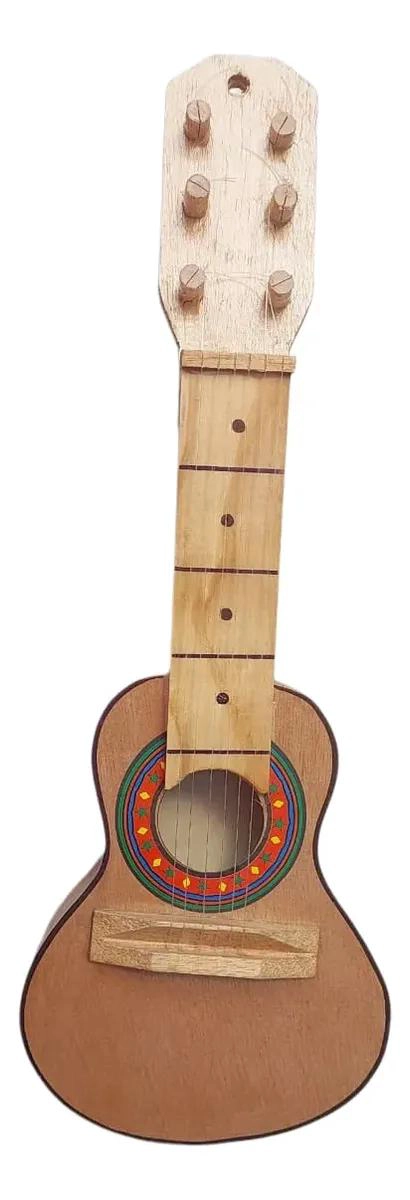 GUITARRA DIDACTICA INFANTIL DE MADERA PARA NIÑOS - 3