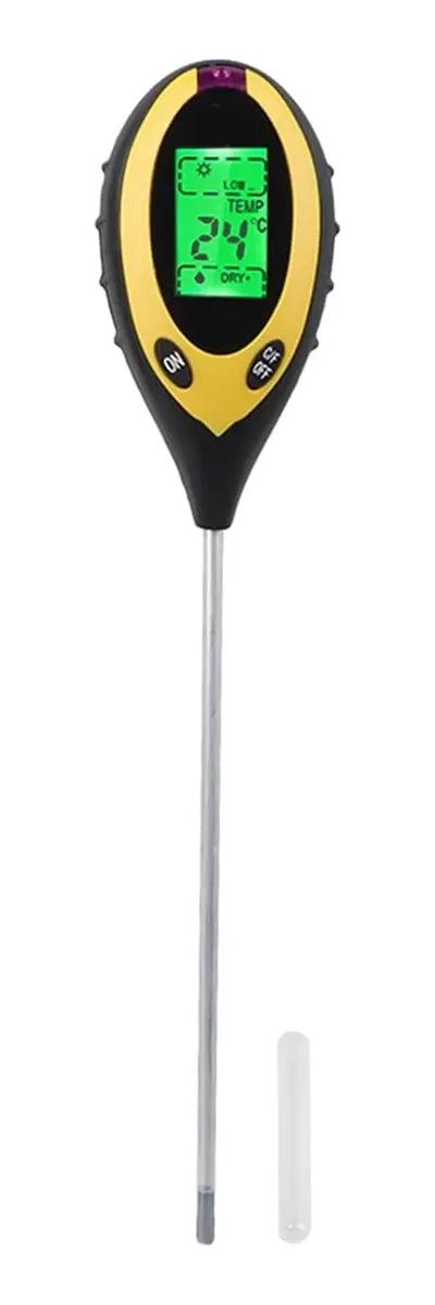 MEDIDOR 4 EN 1 PH, HUMEDAD, SUELO Y TEMPERATURA CON LUZ - 1