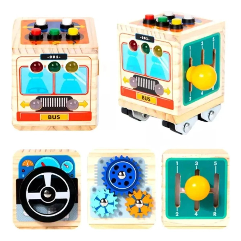 CUBO MINI BUS PARA DESARROLLO DE HABILIDADES MOTORAS - 4