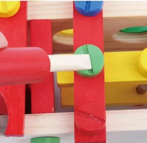 CAMION DIDACTICO ARMABLE DE MADERA PARA NIÑOS - 3