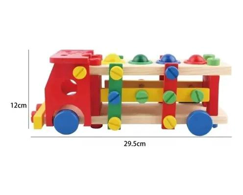 CAMION DIDACTICO ARMABLE DE MADERA PARA NIÑOS - 4