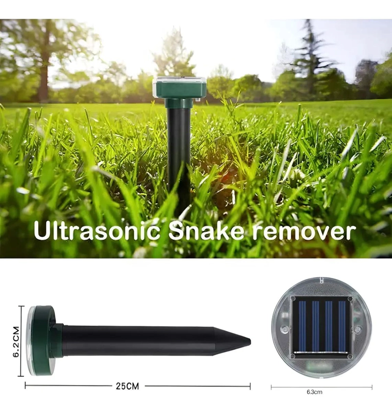 4 REPELENTES SOLARES ULTRASONIDO PARA PLAGAS EXTERIORES - 2