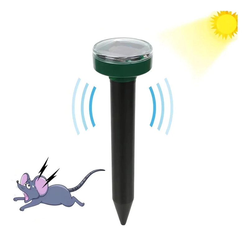 4 REPELENTES SOLARES ULTRASONIDO PARA PLAGAS EXTERIORES - 3