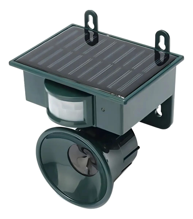 AHUYENTADOR ULTRASONIDO SOLAR PARA GATOS, PERROS Y AVES - 1