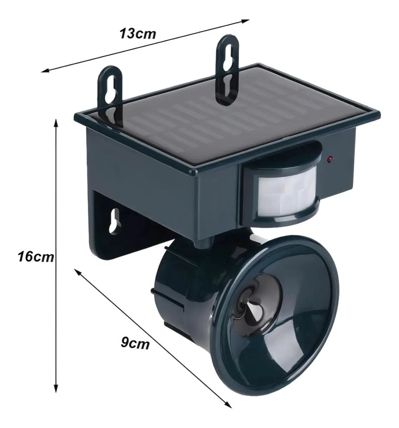 AHUYENTADOR ULTRASONIDO SOLAR PARA GATOS, PERROS Y AVES - 4
