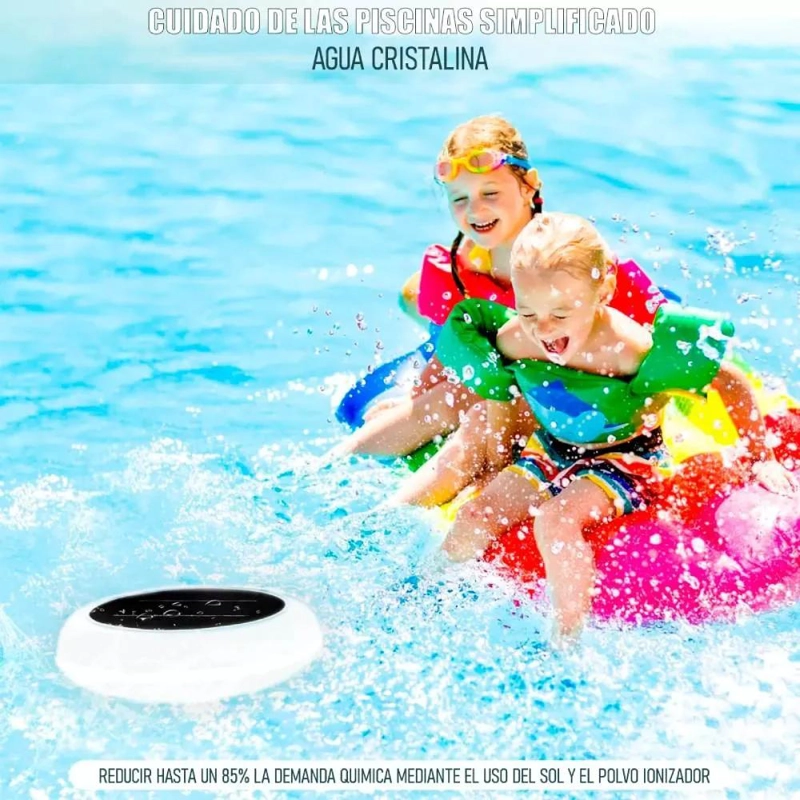 FILTRO IONIZADOR SOLAR PARA PISCINAS CON ACCESORIOS - 3