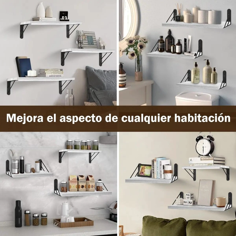 SET 3 REPISAS DECORATIVAS PARA TODO AMBIENTE - 4