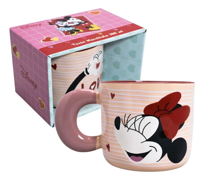 TAZON MACCHIATO 380ML DISEÑO MINNIE KISS - 1
