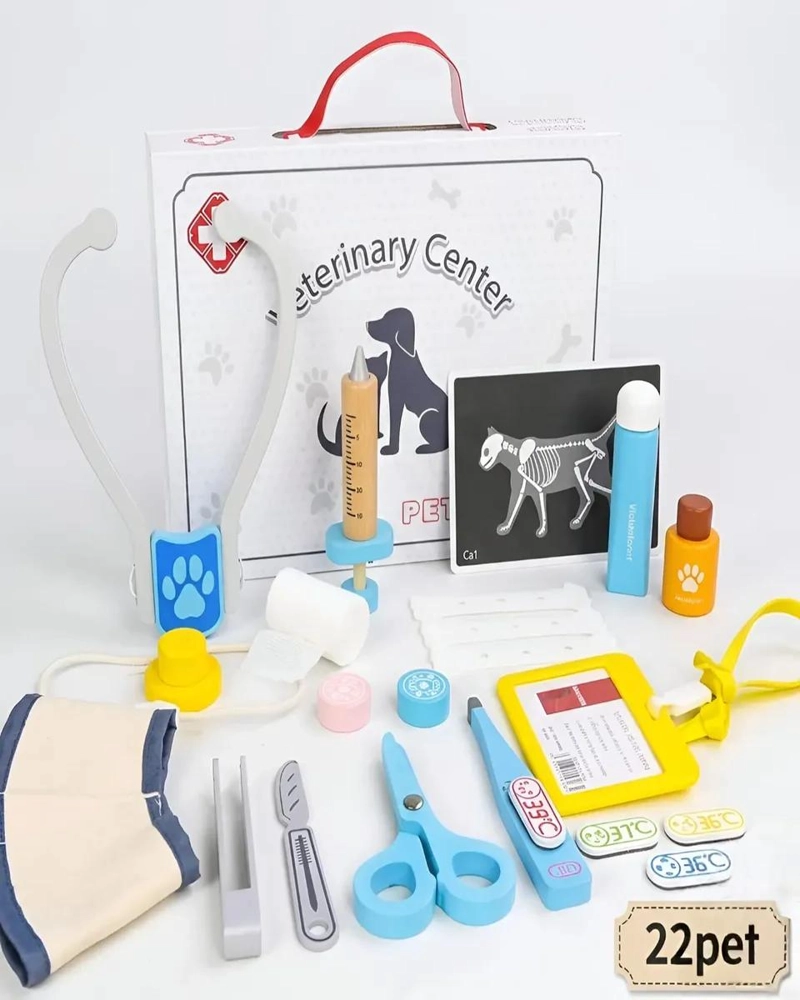 SET VETERINARIA JUGUETE CON MALETIN Y ACCESORIOS - 2