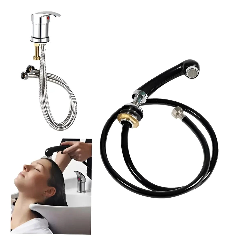 PACK LLAVE Y DUCHA PARA LAVA PELO EN PELUQUERIA - 1