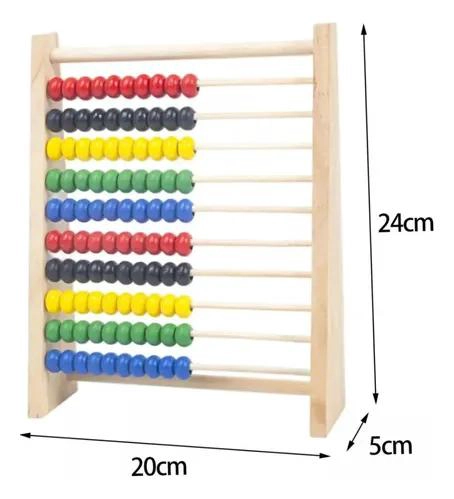 ABACO HORIZONTAL DE MADERA PARA NIÑOS - 3
