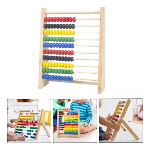 ABACO HORIZONTAL DE MADERA PARA NIÑOS - 4