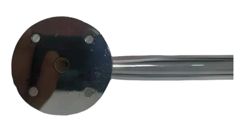 ARO CROMADO DE METAL PARA CORTINA EN PROBADOR - 2