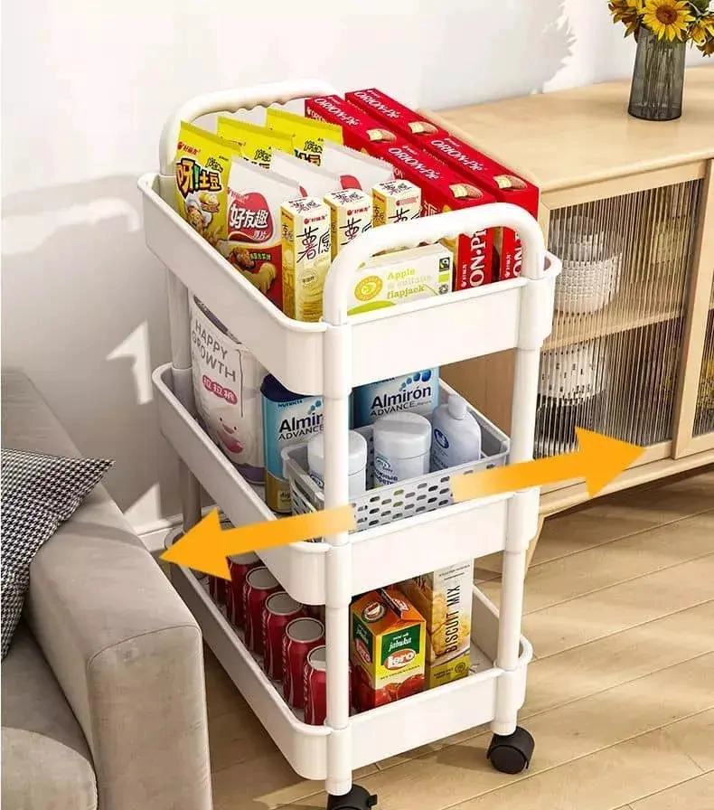 CARRITO ORGANIZADOR 3 NIVELES CON RUEDAS - 3