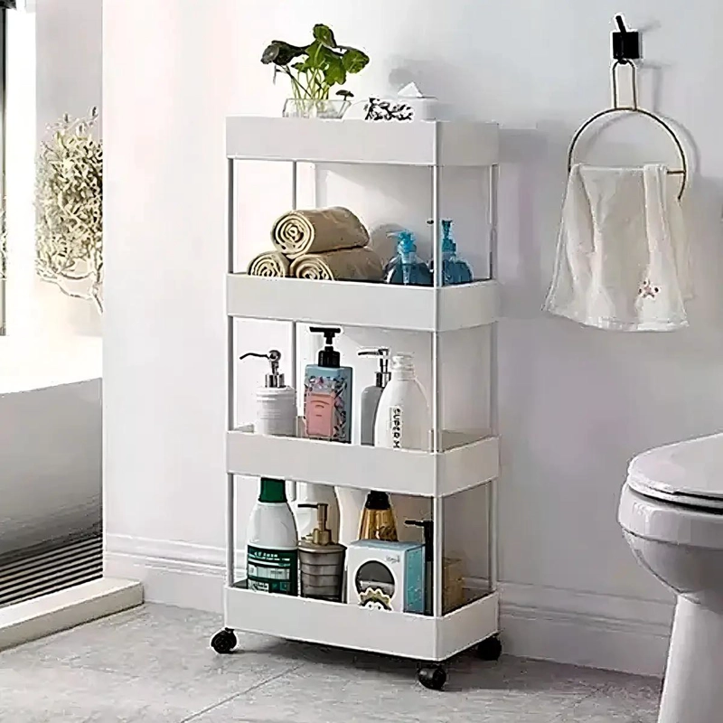 CARRITO ORGANIZADOR 4 NIVELES BLANCO PARA BAÑO Y COCINA - 2