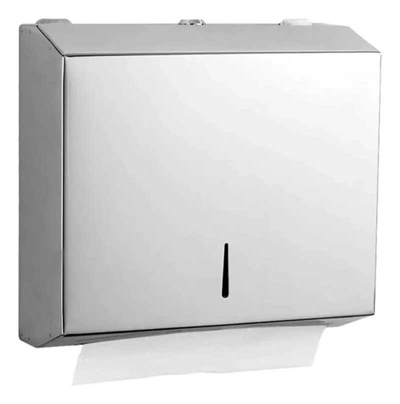 DISPENSADOR DE PAPEL INTERFOLIADO ACERO INOXIDABLE 304 - 1