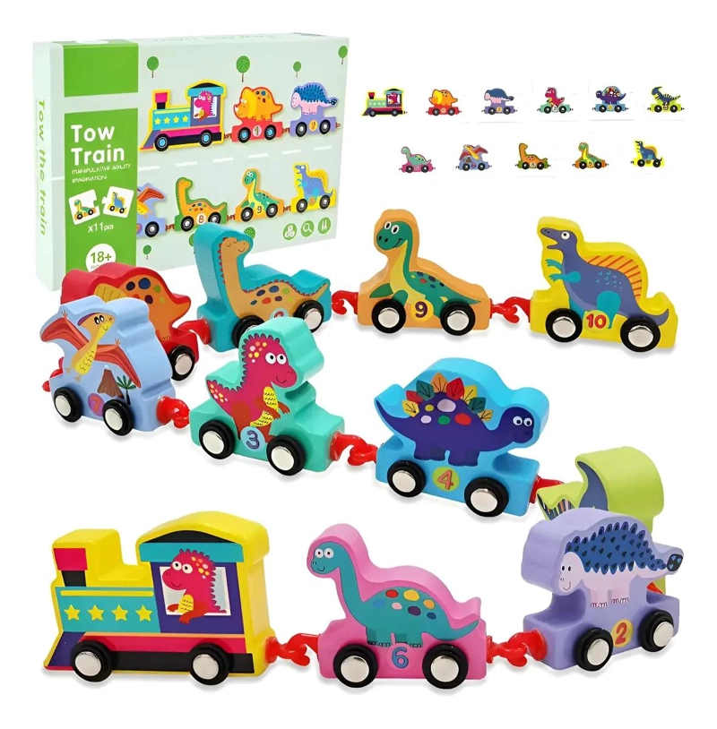 TREN DIDACTICO MULTICOLOR CON NUMEROS - 1