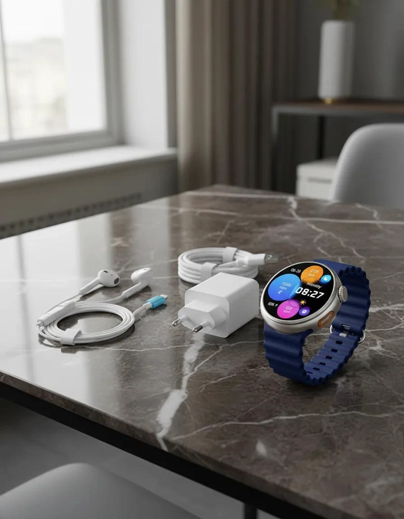 GENÉRICO KIT EJECUTIVO CON SMARTWATCH Z13, AUDIFONOS HIFI Y CARGOR