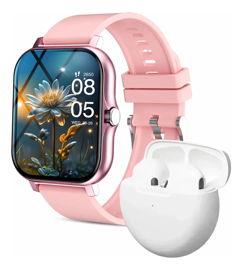 GENÉRICO SMARTWATCH CON AUDIFONOS BLUETOOTH INTEGRADOS