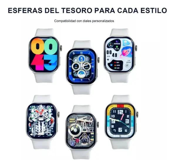 SMARTWATCH SERIES 9 CON AUDIFONOS KIT 6 EN 1 - 2