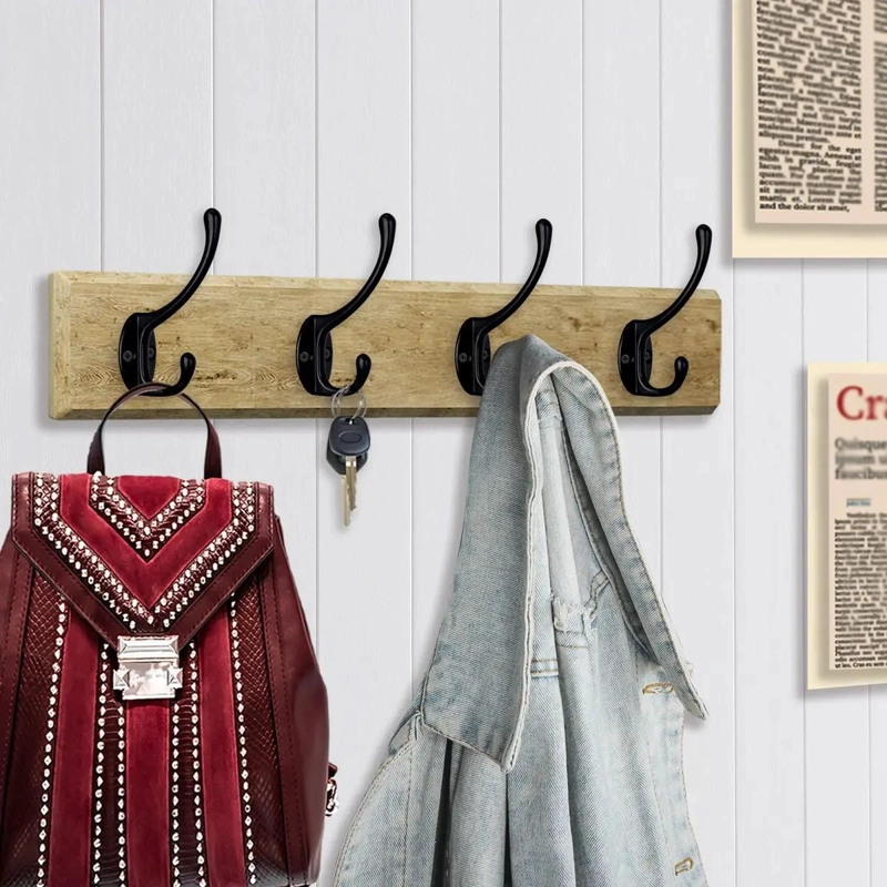 SET 10 GANCHOS DE PARED CON TORNILLOS PARA COLGAR - 2