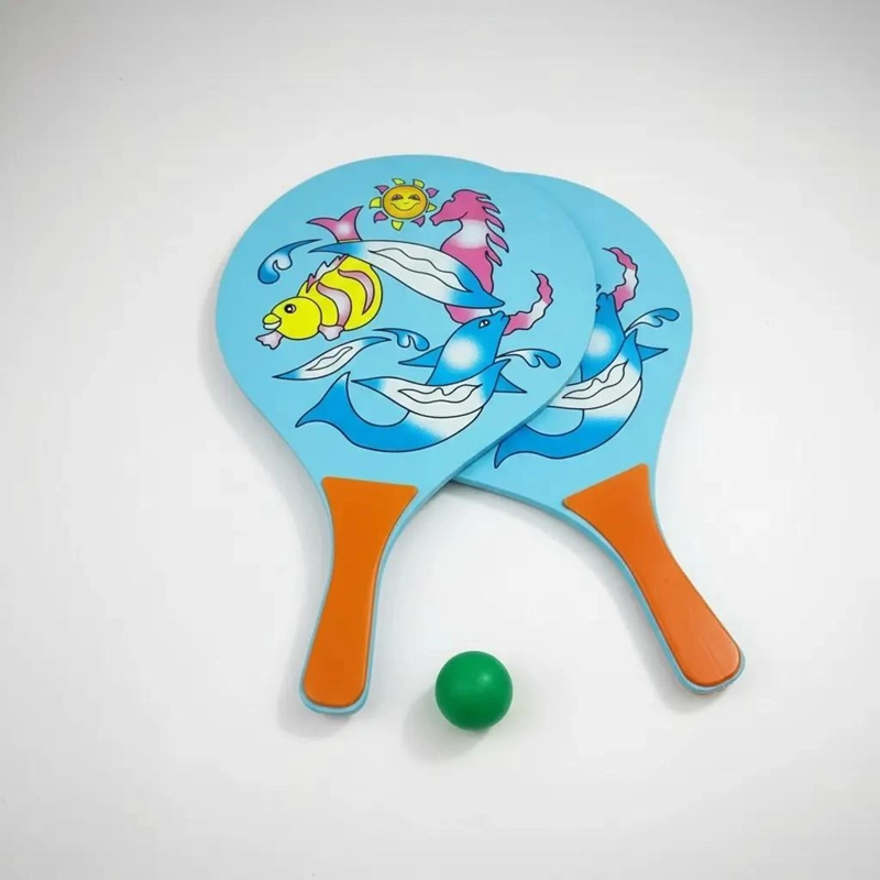 SET DE PALETAS Y PELOTA DE GOMA PARA NIÑOS - 1