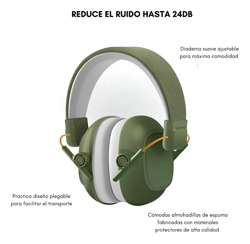 PROTECTOR AUDITIVO ANTIRUIDO PARA NIÑOS - 2