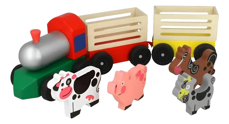 TREN DE TRANSPORTE PARA ANIMALES DE GRANJA - 2