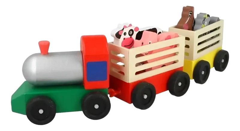TREN DE TRANSPORTE PARA ANIMALES DE GRANJA - 4