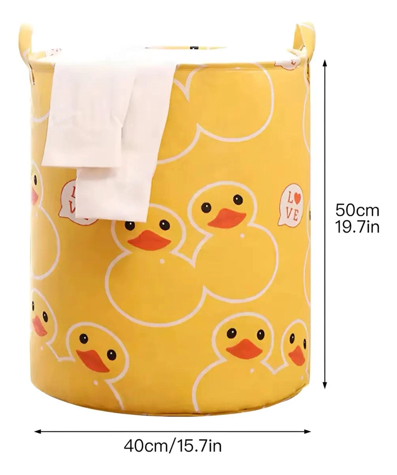 CESTA PLEGABLE ORGANIZADORA PARA ROPA Y JUGUETES - 4