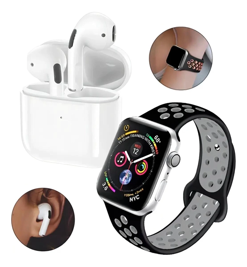 COMBO SMARTWATCH T55 PROMAX CON AUDIFONOS IN-EAR Y PULS - 1